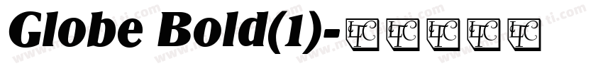 Globe Bold(1)字体转换